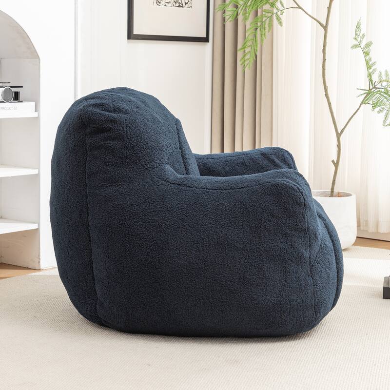 Bean Bag Chair Soft Fluffy Lazy Sofa with Memory Foam