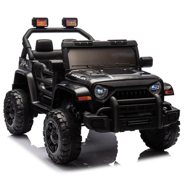 Voiture électrique Enfant 12V – Anti-bascule, 2 Vitesses, Roues LED, Bluetooth, USB-C – Dès 3 Ans (charge 4-5h)