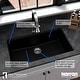 preview thumbnail 16 of 52, Karran Undermount 32.5 in. Large Single Bowl Quartz Workstation Kitchen Sink