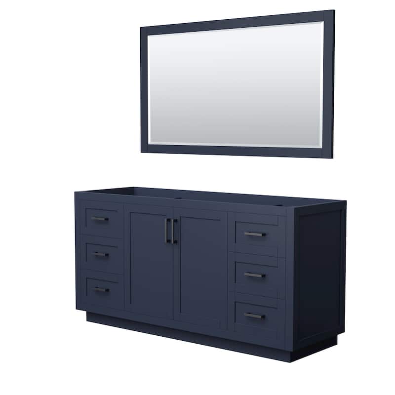 Miranda Bathroom Vanity Cabinet, 58-Inch Mirror
