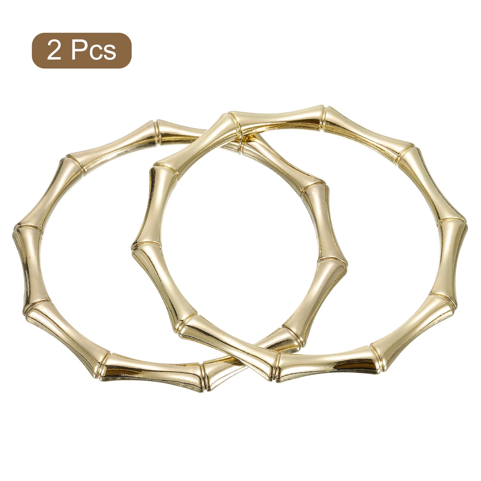1 Pair Metal Round Shaped Handles Replacement for Handmade Bag Handbags  Purse Handles(Gold) : Amazon.in: Shoes & Handbags