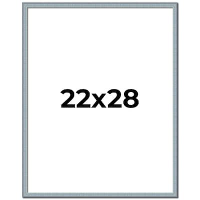22x28 Frame Rustic Sky Blue Solid Wood Picture Frame | 0.75 Inch