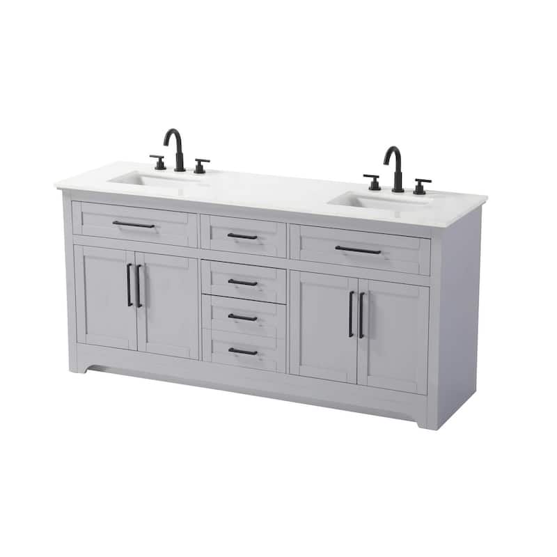 Nathaniel Double Bathroom Vanity (54-84 inch)