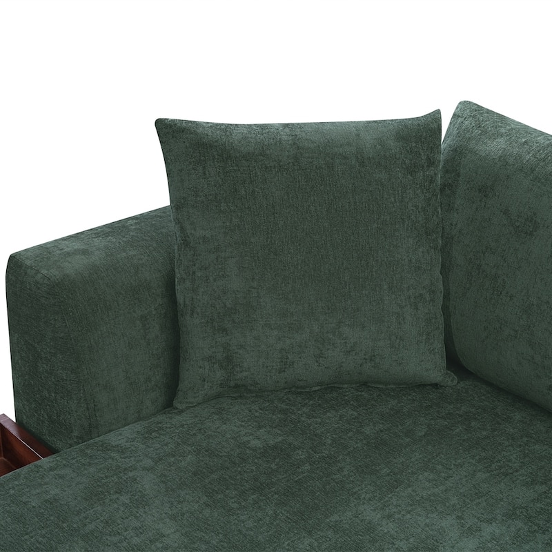 Sectional Sofa 93.7 Inch L-shaped Sofa Upholstered Sofa Couch