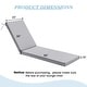 preview thumbnail 121 of 135, Pellebant Outdoor Patio Chaise Lounge Cushion