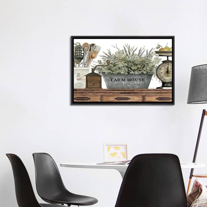iCanvas "Farm House Kitchen" by Cindy Jacobs Framed