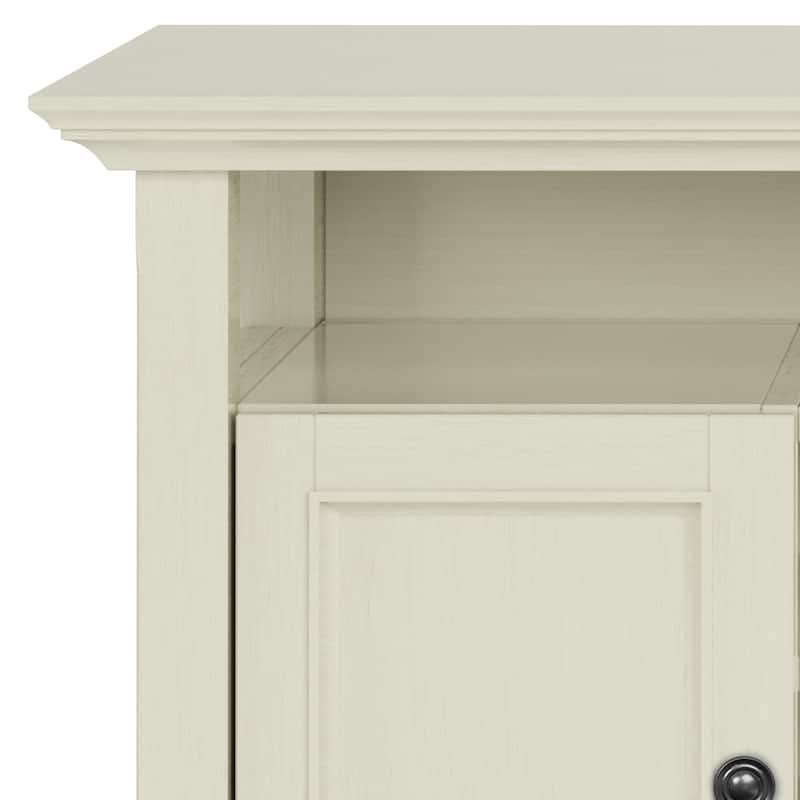 WYNDENHALL Halifax 54 inch Wide Solid Wood Transitional TV Stand - 54'' W x 18.9'' D x 31.9'' H