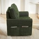 preview thumbnail 27 of 54, 360° Swivel Chair Accent Barrel Armchair Swivel Sofa Chair with Side Pockets for Living Room, Bedroom, Office and Hotel