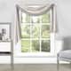 Achim Ombre Window Curtain Scarf - 50" x 144" - 50x144 - Grey