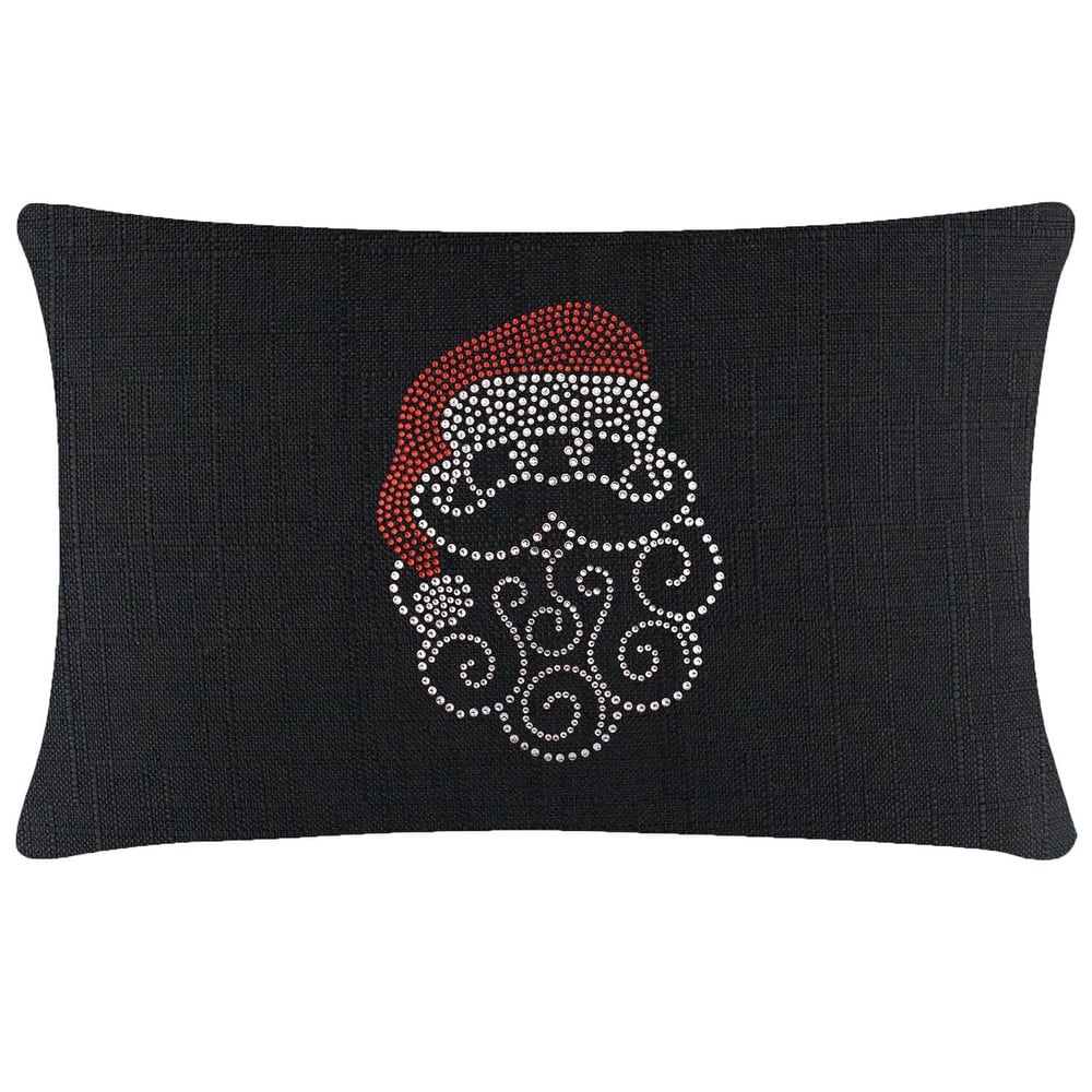 Sparkles Home Santa Rhinestone Pillow