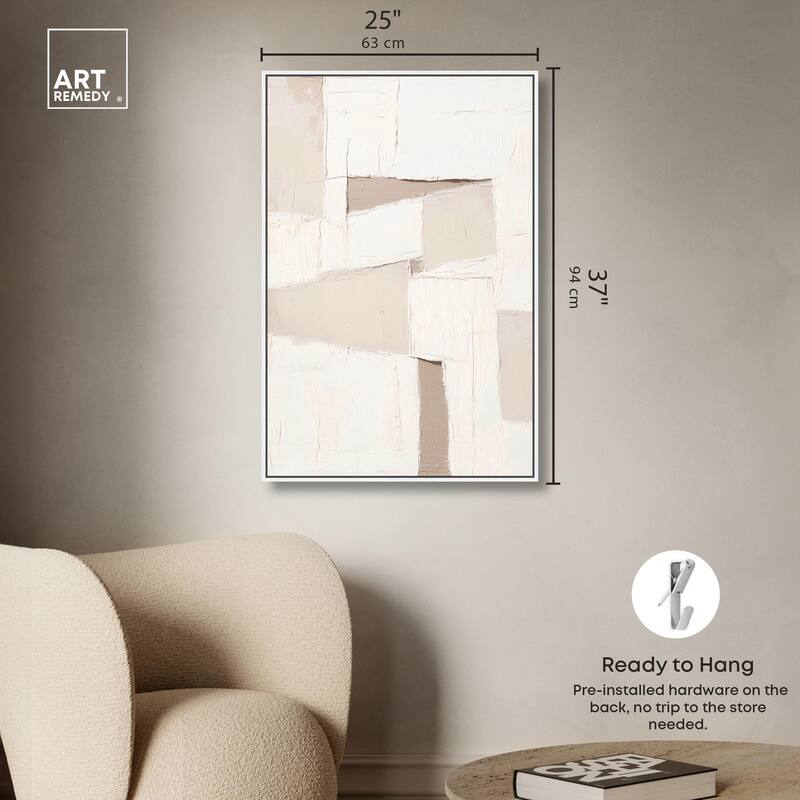 Plastered Planes I Canvas by Art Remedy