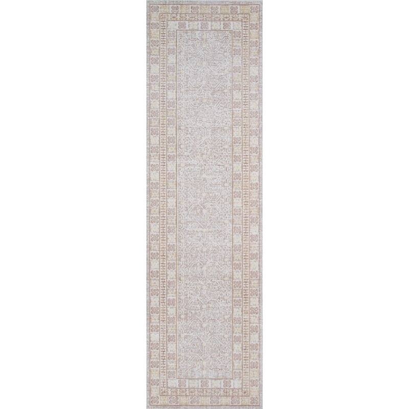 ECARPETGALLERY Machine Woven Valeria Grey Area Rug - Grey - 2'7 x 8'0 - Runner