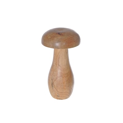 Mango Wood Decorative Mushroom Large