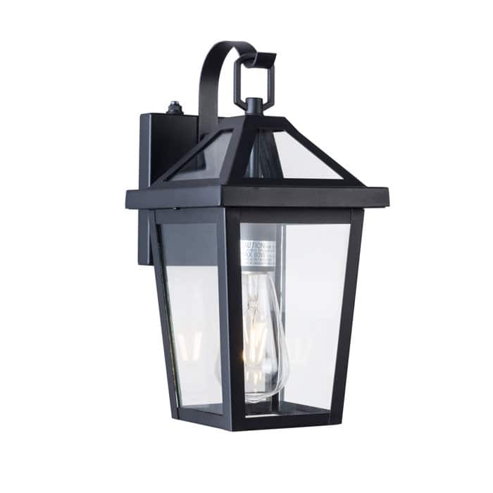 Maxax Black Metal Outdoor Wall Light