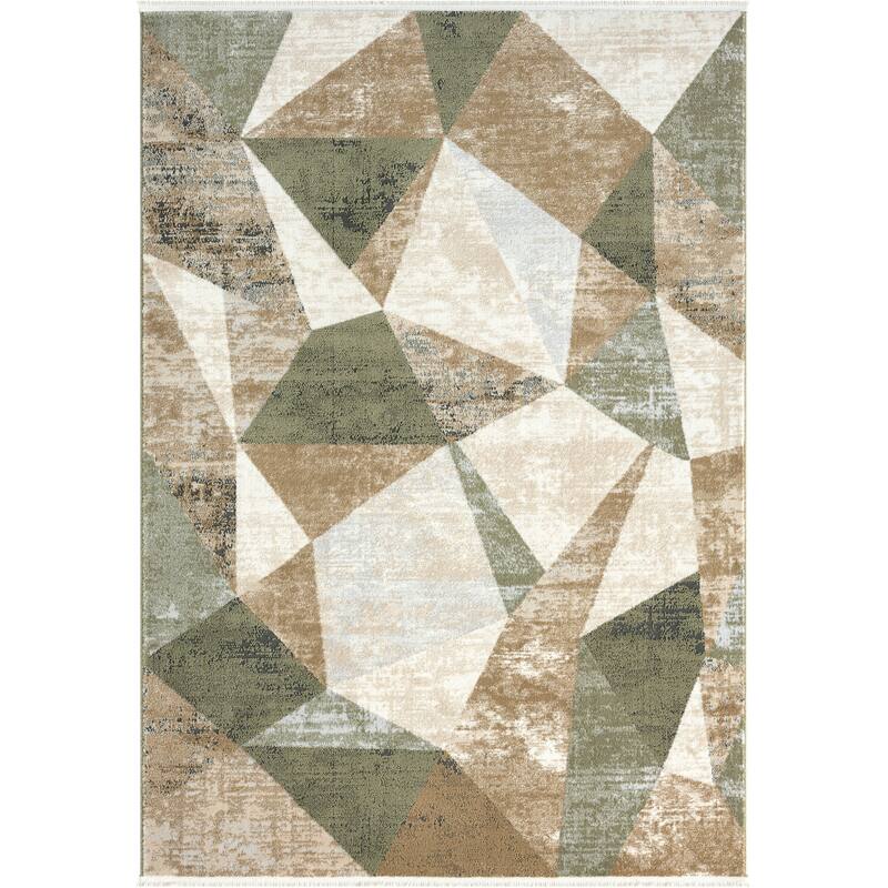 Abani Rugs Savoy SAV100A Contemporary Geometric Area Rug