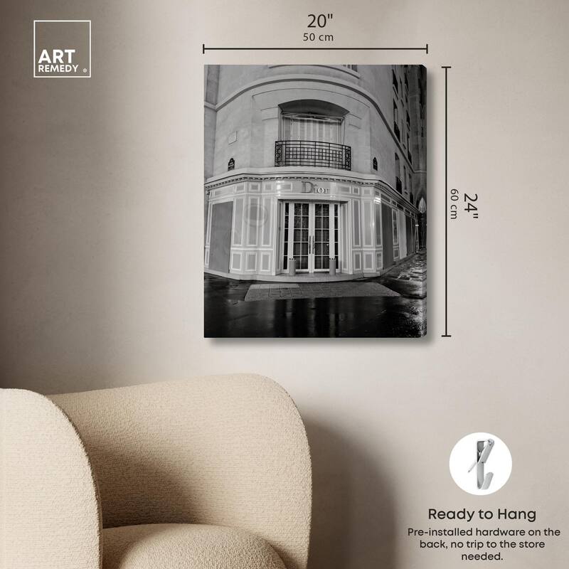 Couture Corner Canvas by Art Remedy, Gallery Wrapped