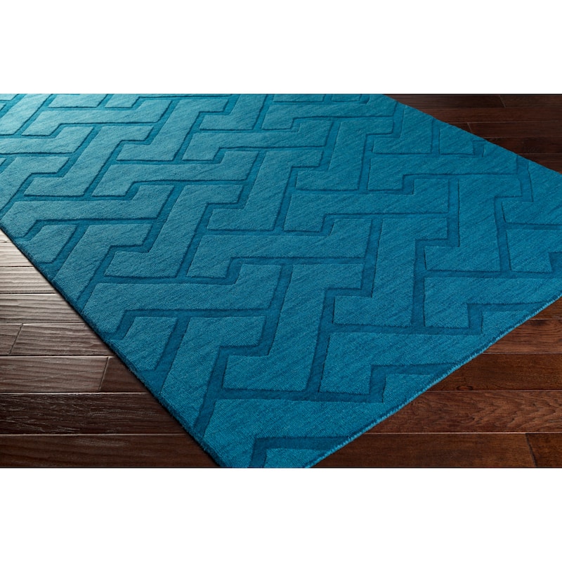 Hand-Loomed Ridgeway Wool Area Rug