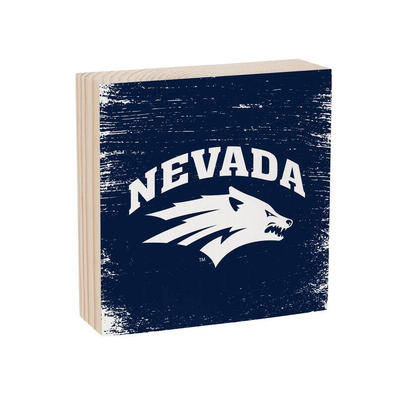 University of Nevada Wooden Tabletop Mantel Shelf Sign