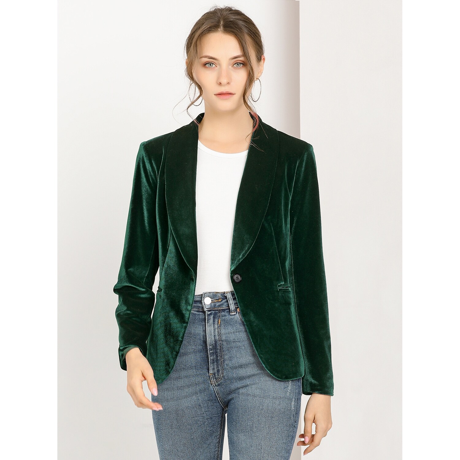 emerald blazer womens