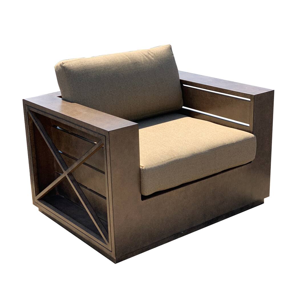 Modern Rustic Patio Club Chair