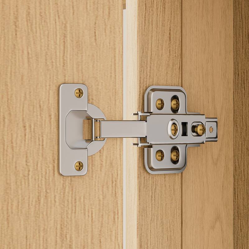 GDF Studio - Avalon Modern Fluted Tall Kitchen Pantry Cabinet with Six Shelves