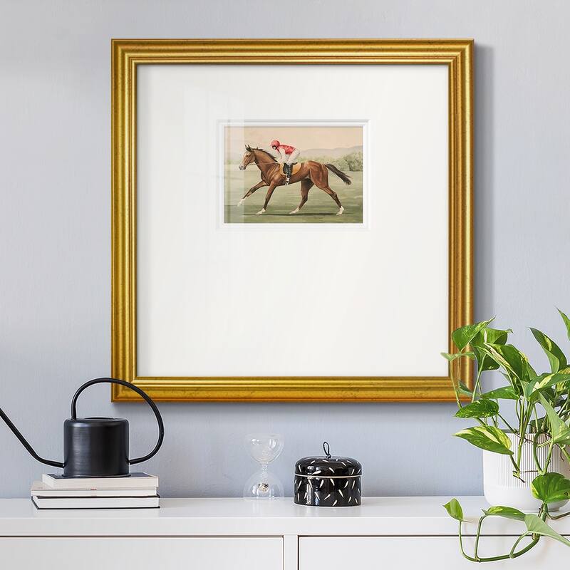 Vintage Equestrian IPremium Framed Print