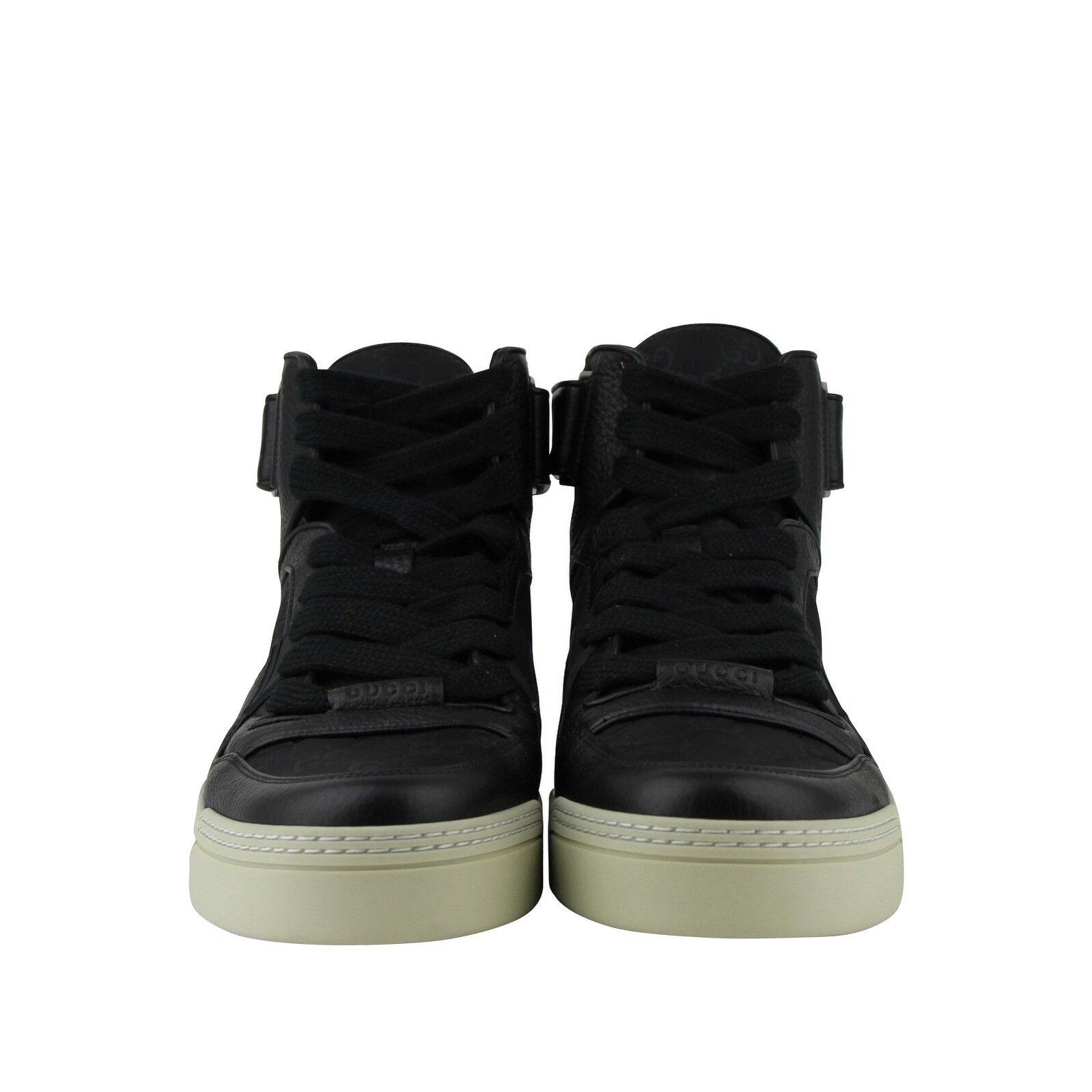 black high top gucci sneakers