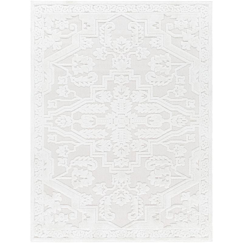 Livabliss San Diego Indoor/ Outdoor Medallion Area Rug