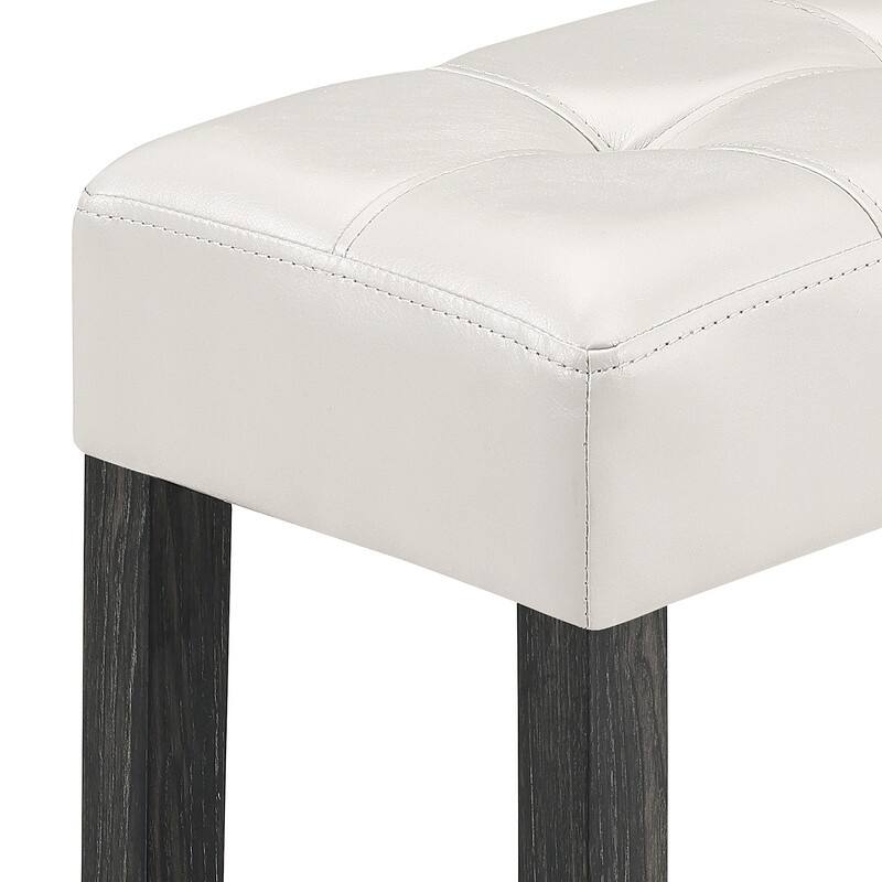 Bar Table Set with 3 Stools and Power Outlet