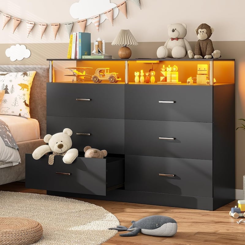Dresser Bedroom Drawers Dressers Chests of Drawers Charging Station