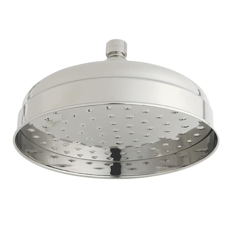Victorian 8-Inch Raindrop Shower Head - Polished Nickel