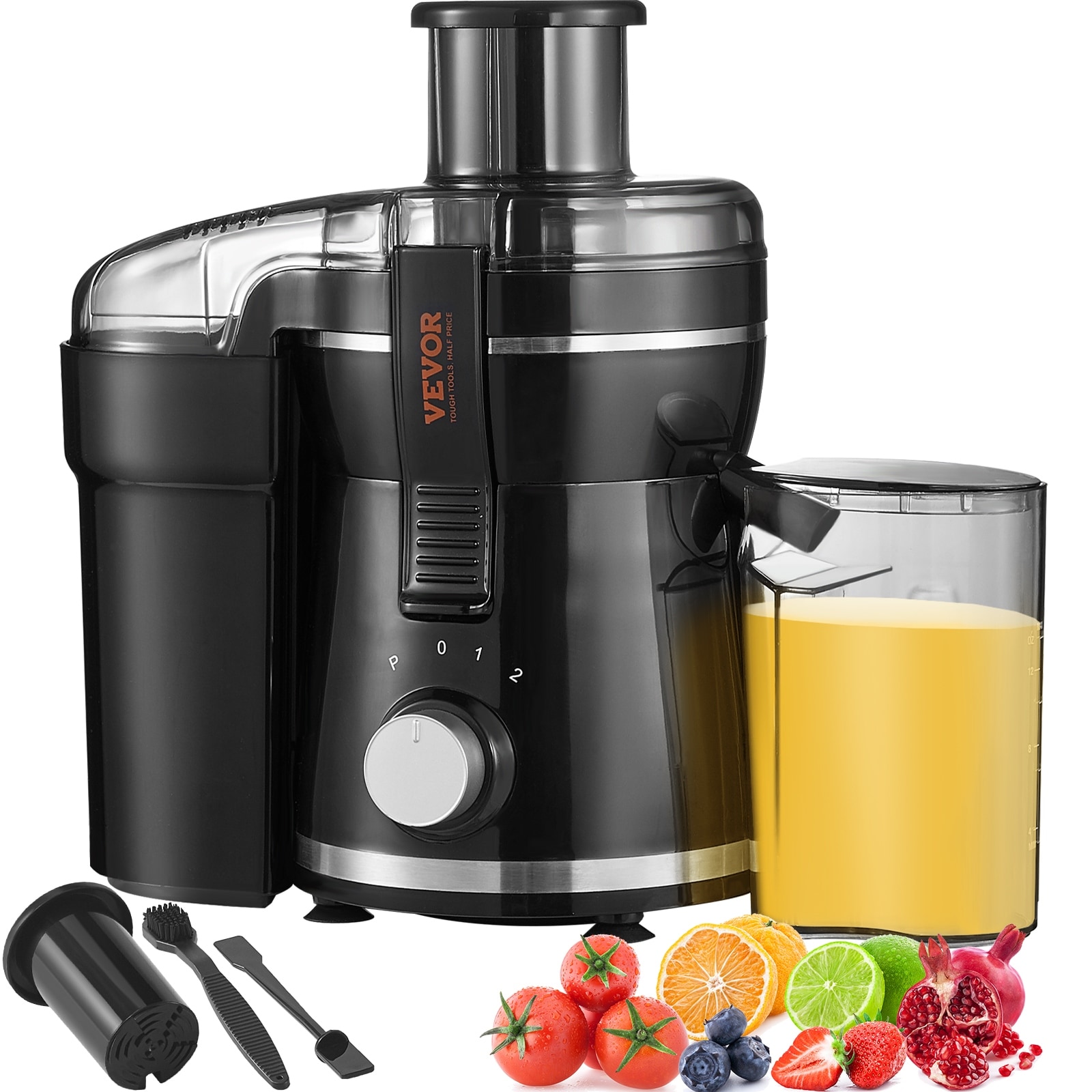 VEVOR Juicer Machine 350 1000W Motor Centrifugal Juice Extractor Easy Clean Centrifugal Juicers