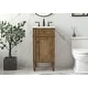 preview thumbnail 9 of 9, Elegant Lighting VF12518 Park Avenue 18" Free Standing Single Basin