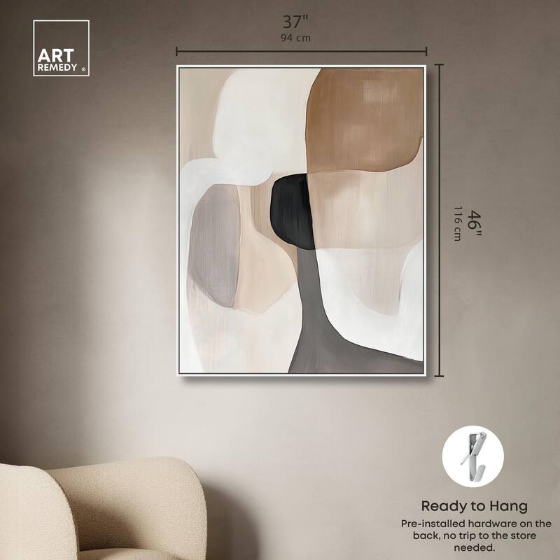Curvilinear Composition II Canvas by Art Remedy