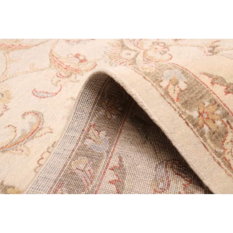 ECARPETGALLERY Hand-knotted Jamshidpour Light Grey Wool Rug - 8'0 x 9'10