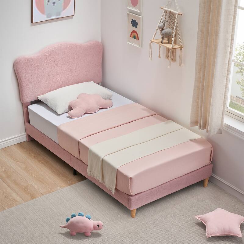 Upholstered Platform with Headboard