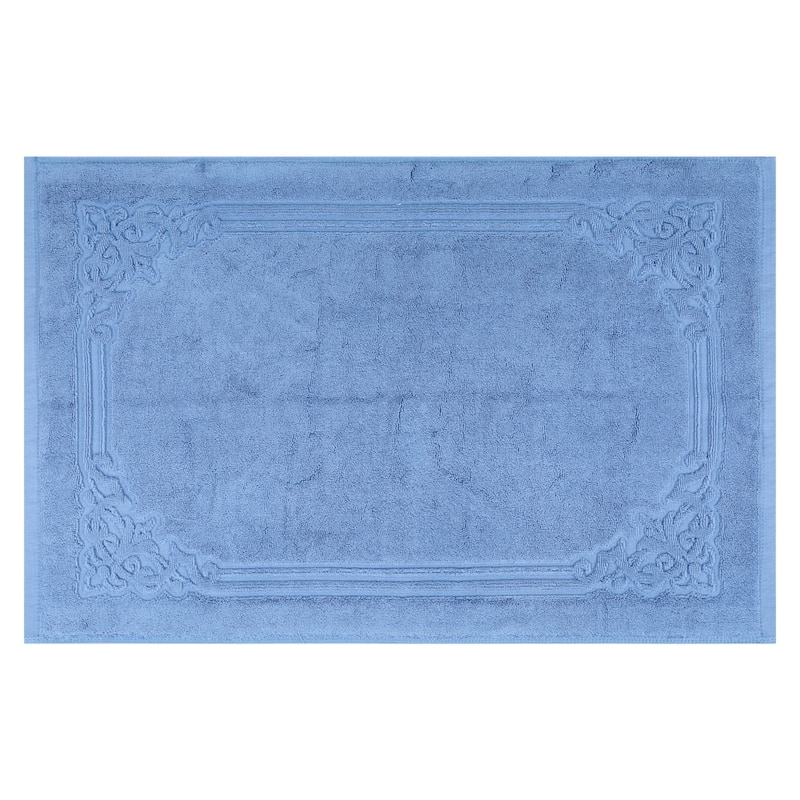 Bath Mat for Bathroom, Cotton Absorbent Floor Mats Quick Dry Towel for Hotel Spa Shower Bathtub Rug