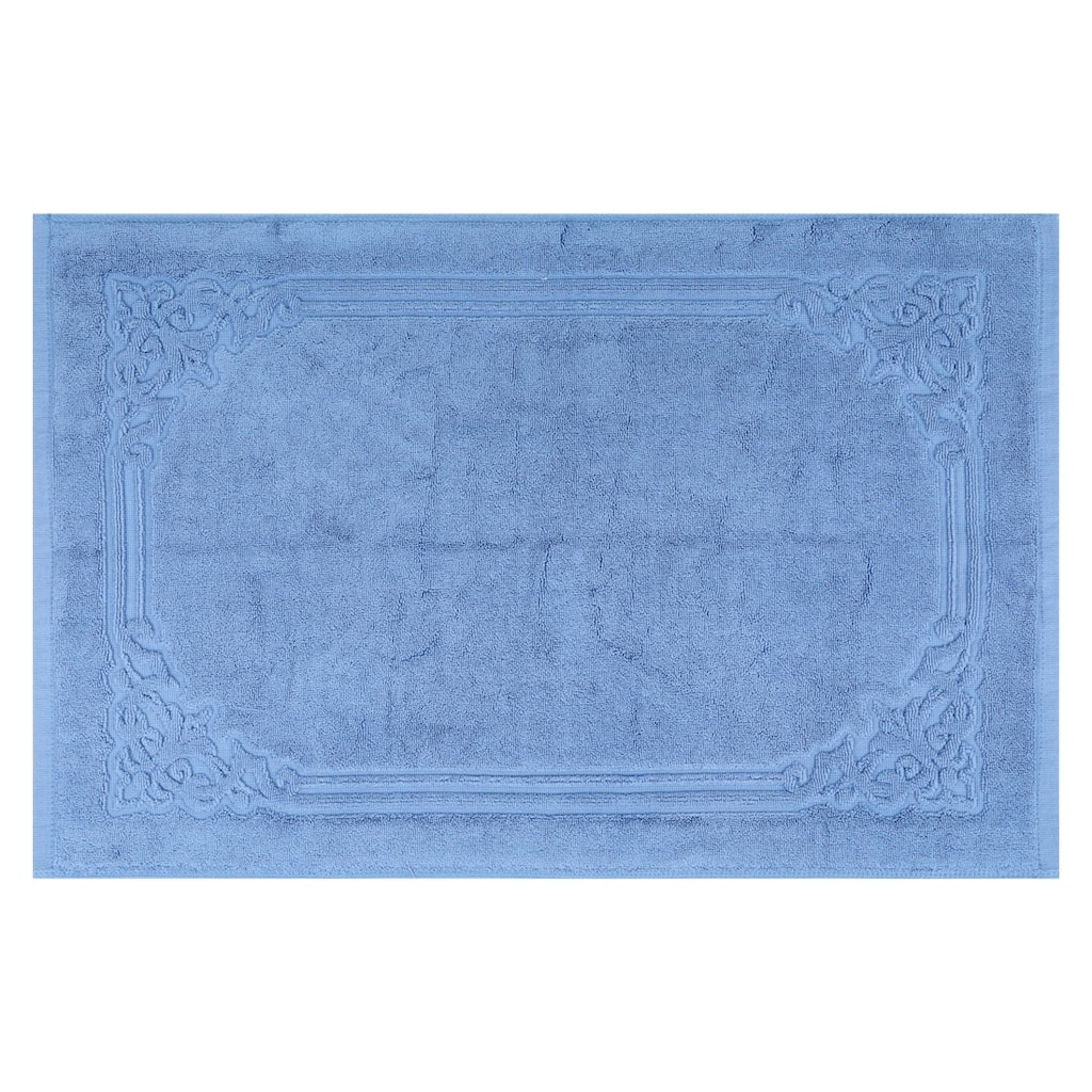 Bath Mat for Bathroom, Cotton Absorbent Floor Mats Quick Dry Towel for Hotel Spa Shower Bathtub Rug