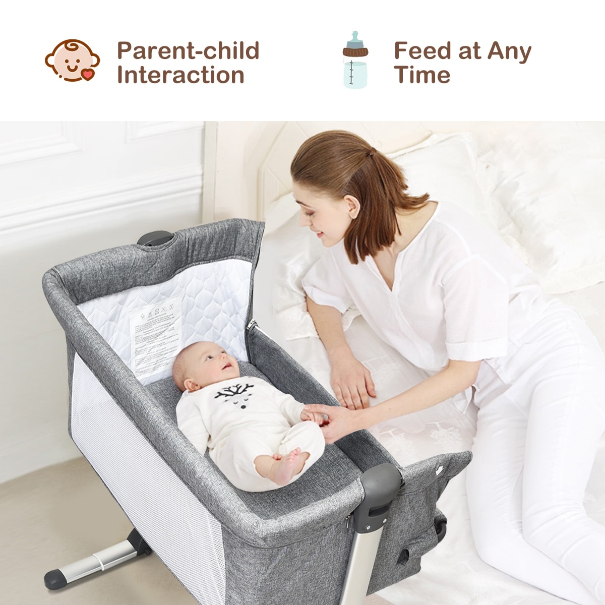 Baby joy shop bassinet reviews