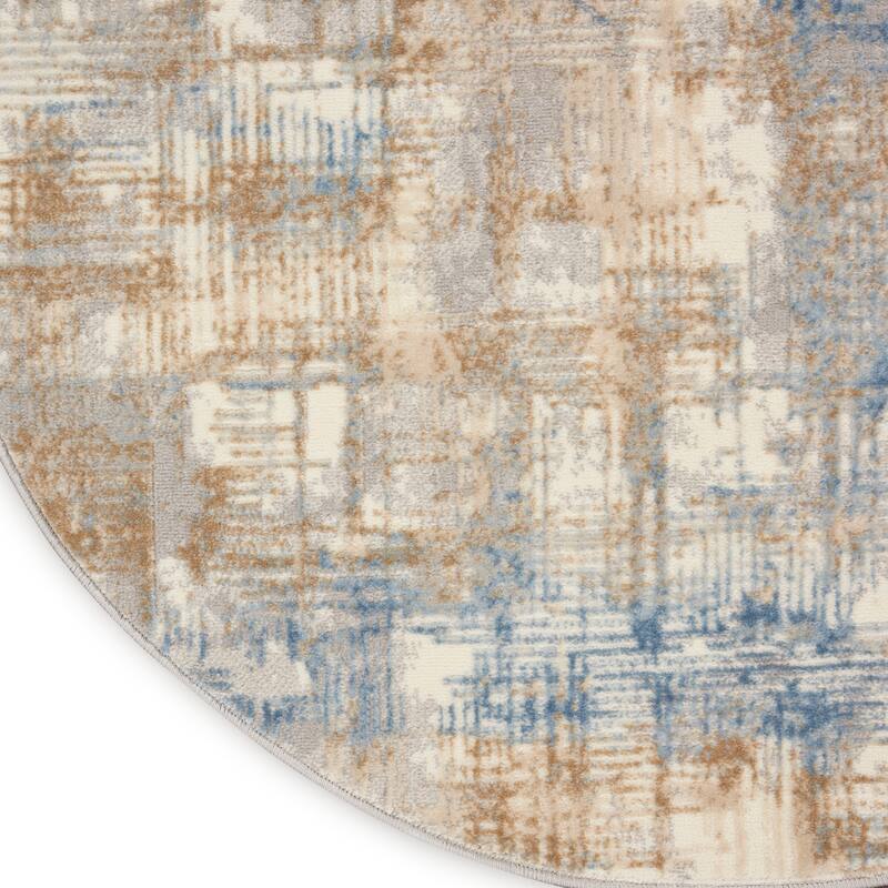 Calvin Klein Rush Contemporary Geometric Abstract Area Rug