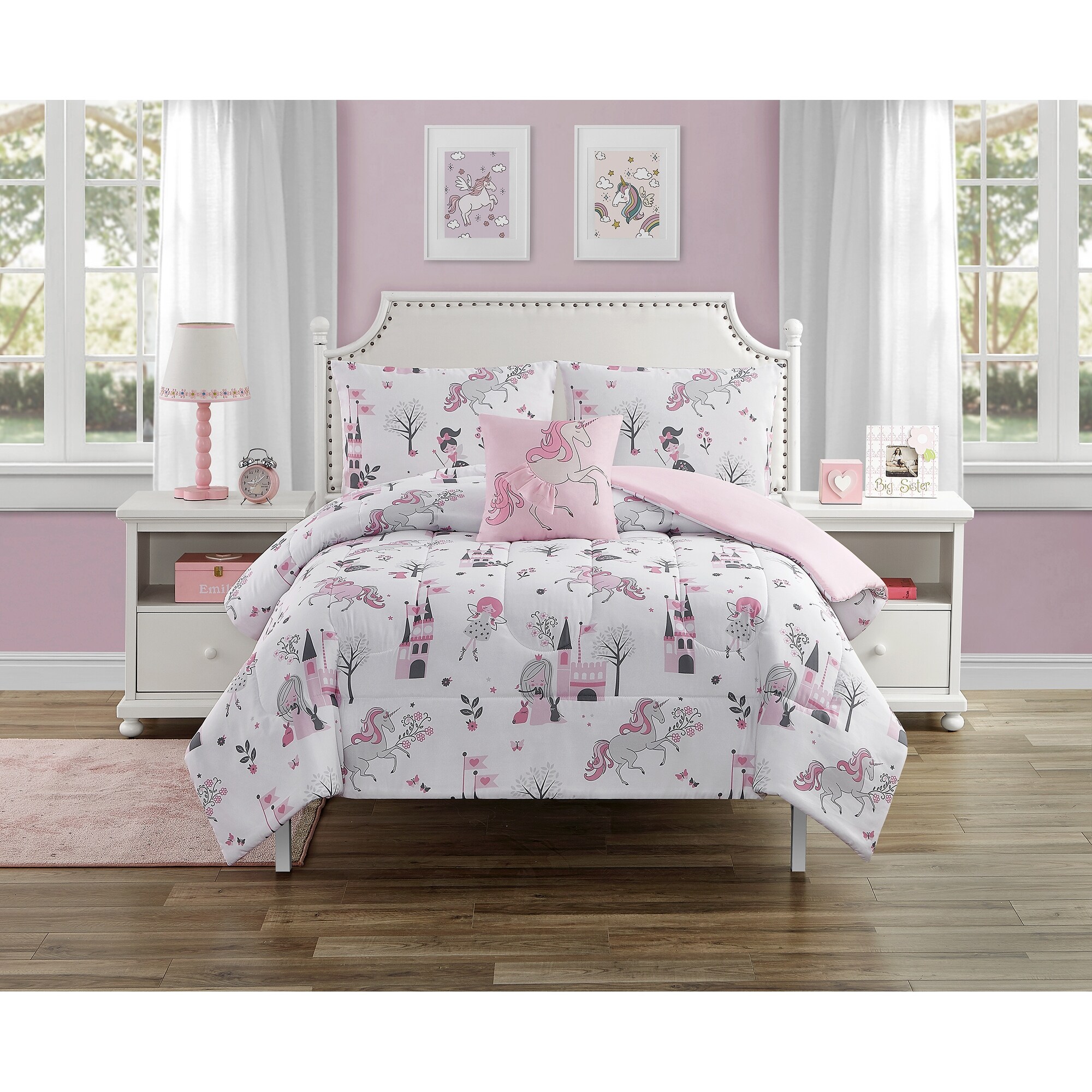 Shop Fairy Unicorns Twin Comforter Set Overstock 31275875