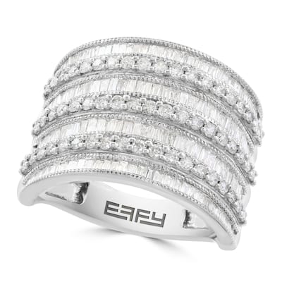 Effy Women's 14K White Gold Diamond Ring