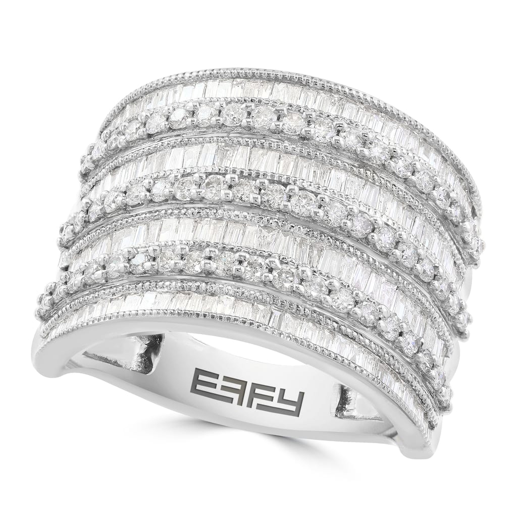 Effy Women's 14K White Gold Diamond Ring
