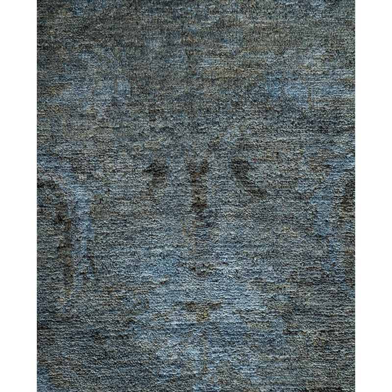 Overdyed One-of-a-Kind Hand-Knotted Area Rug - Gray - 8' 3" x 10' 1"
