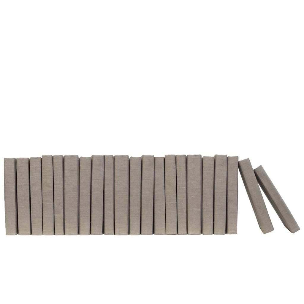Books Tan Decorative Accessories: Khaki Linen Color By The Foot