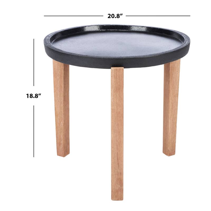 SAFAVIEH Outdoor Soraya Side Table - 21Wx21Dx19H