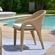 preview thumbnail 2 of 10, Uttermost Kavali Outdoor Wicker Dining Armchair