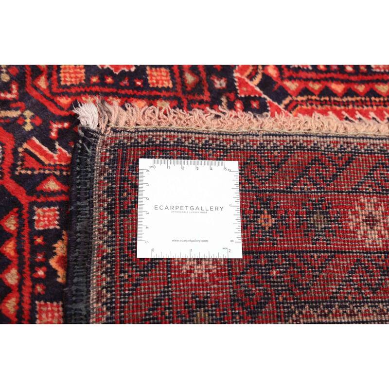 ECARPETGALLERY Hand-knotted Teimani Red Wool Rug - 2'10 x 5'3