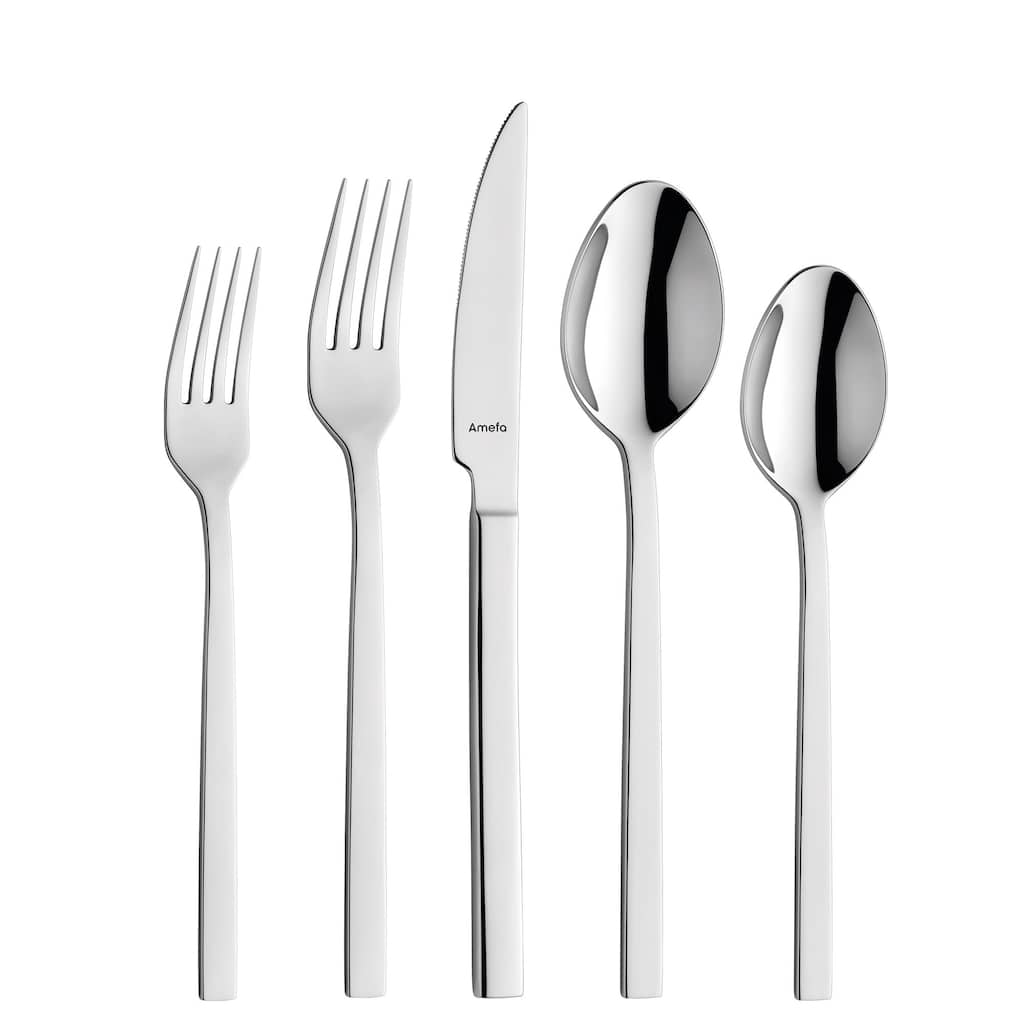 Amefa Cube 20 piece Premium Stainless Steel Flatware Set