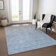 preview thumbnail 10 of 135, Machine Washable Indoor/ Outdoor Ombre Trellis Chantille Rug